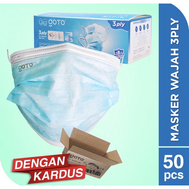 Masker medis murah original goto