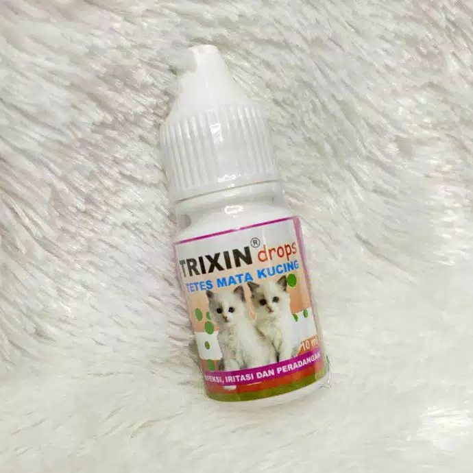 Obat Tetes Mata Kucing TRIXIN 15 ML Ampuh Mengatasi Belekan