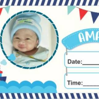  FOTO Stiker  Sticker Aqiqah Label ASI Khitanan 