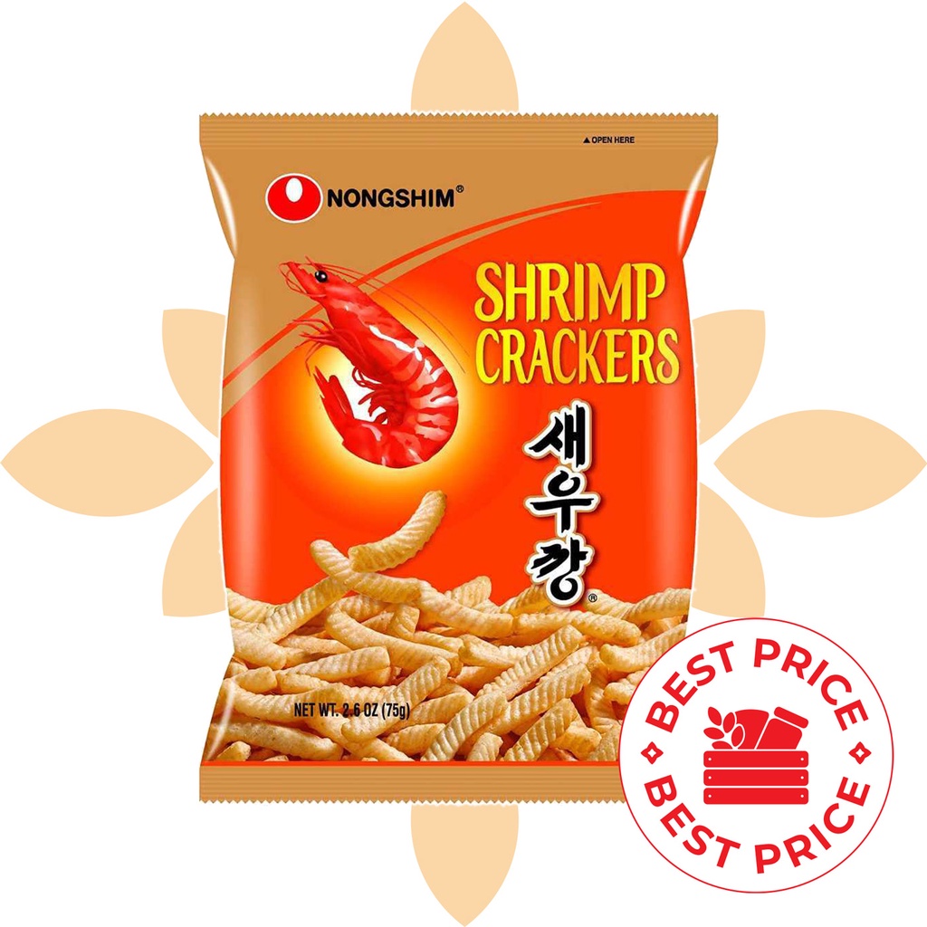 NONGSHIM - SHRIMP CRACKER RASA ORIGINAL - 75 GR (KOREAN SNACK)