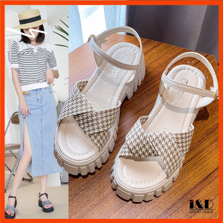 [ Import Design ] Sepatu Sandal Tali Wanita Import Premium Quality ID165