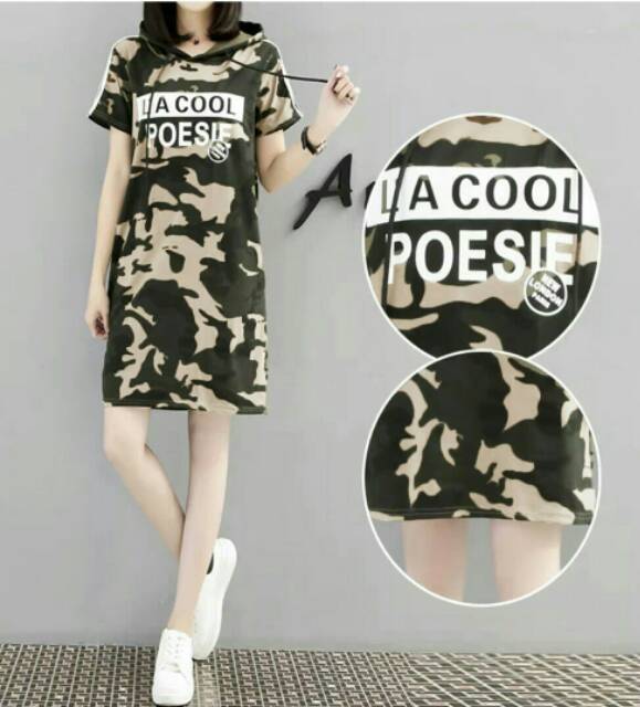 HODIE LA COOL / MOTIF ARMY