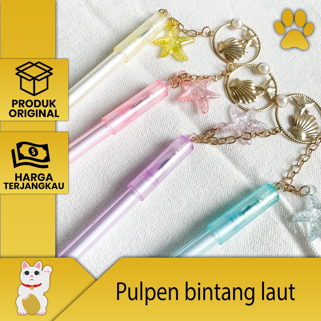 

[Luckyfortuna88] Pulpen Gantungan Bintang Laut Pen gantungan bintang laut alat tulis sekolah alat tulis kantor lucu murah kualitas premium