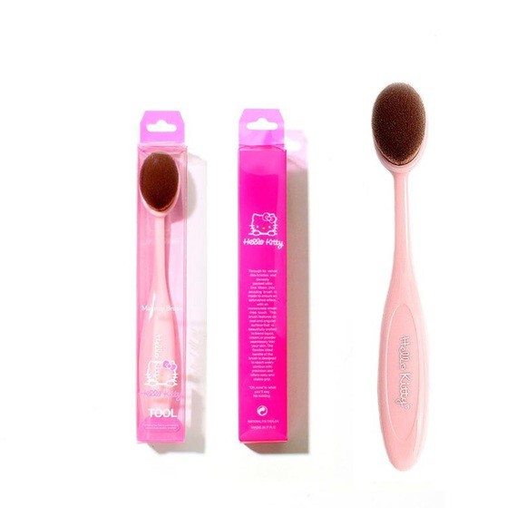 Hello Kitty Oval Brush - BRUSH MAKEUP - KUAS MAKE UP HELLO KITTY