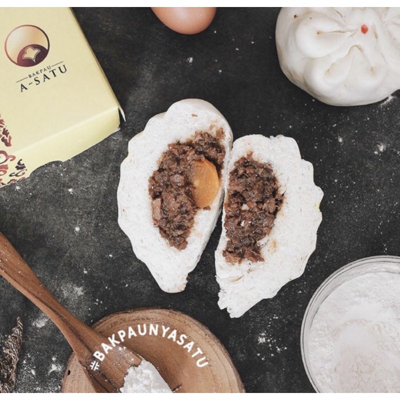 

GFD (READY SIAP KIRIM) Bakpau A1 Babi Kecap Telur Asin Telor Asin -Bakpau A Satu Legendaris