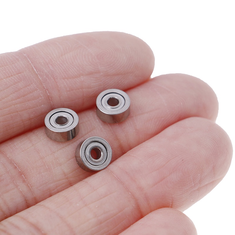 Deid 10Pcs MR62ZZ (2X6 X 2.5mm) Bola Bearing metal mini Presisi