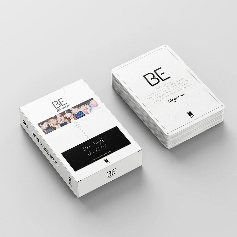 54pcs/set KPOP  Bangtan Boys BE DYNAMITE Photocards Lomo Cards Photo Mini Cards