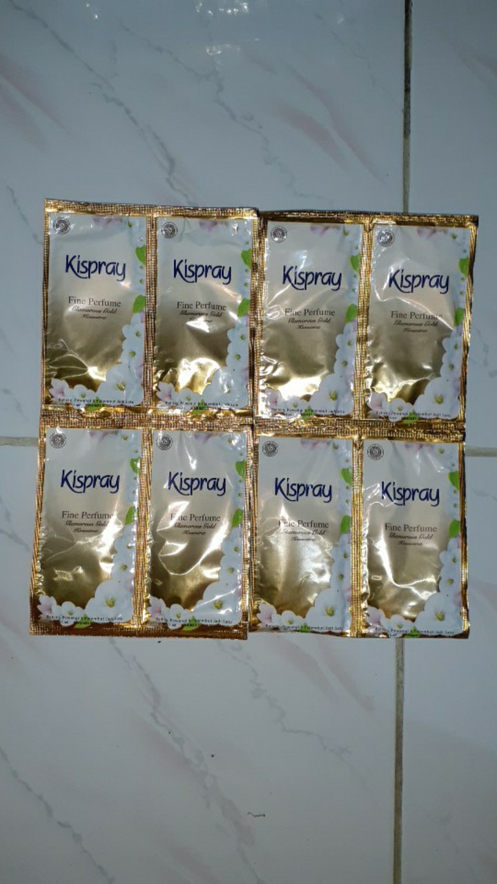 Kispray Gold Sachet  Isi 12 × 11 Ml