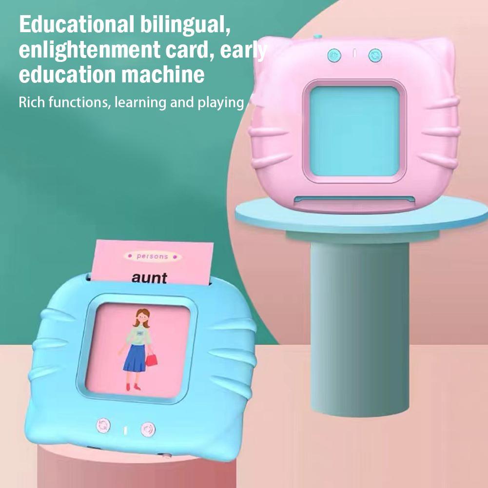 Card Early Education Bilingual Device / Kartu Pintar Bahasa Inggris + Mandarin, Mesin Edukasi Pintar, Kamus Bahasa Chinese dan English