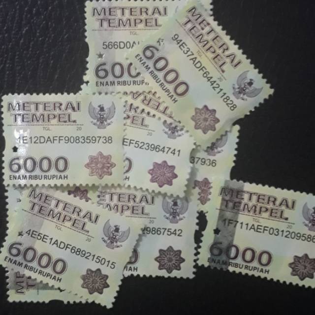 

6000 materai