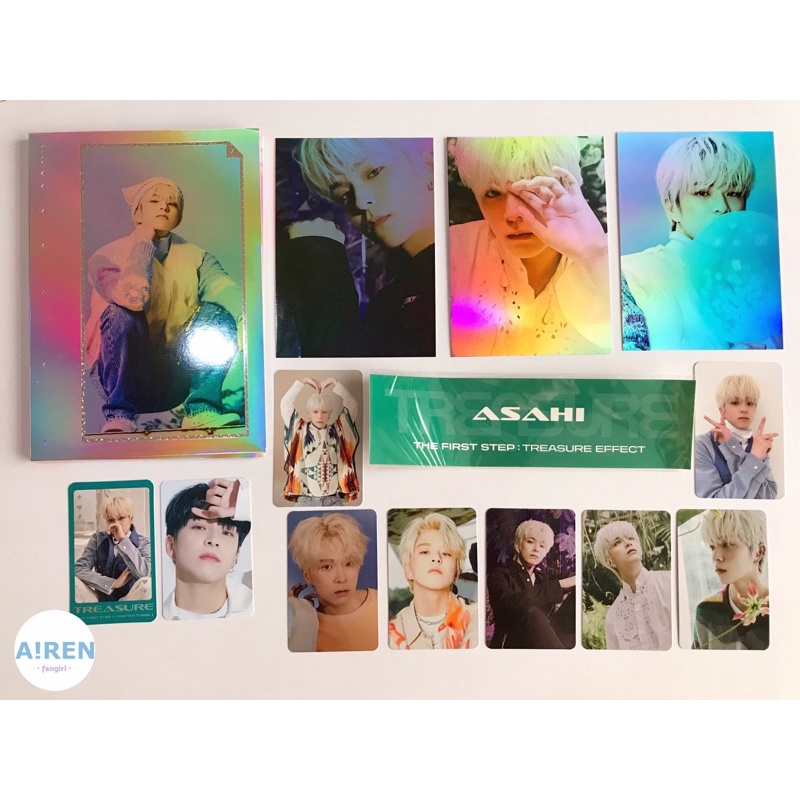 TREASURE Chapter 1 2 3 FA Asahi Photocard Postcard File Holder Benefit YGS Japan