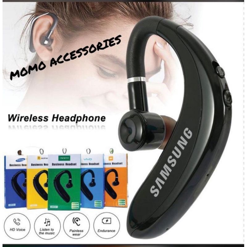 Handsfree Earphone Bluetooth Brand GM - 001 New Model  Suport for All Android / Smartphone