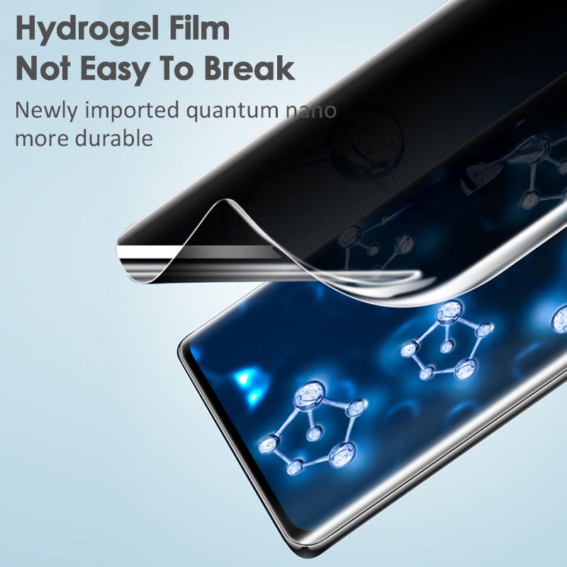 Pelindung Layar Hydrogel Anti Spy Untuk Xiaomi Redmi K20 K40 K50 Pro Plus K30 K30i K40S Redmi 10X Pro 10A Mi Mix4 Civi 1S