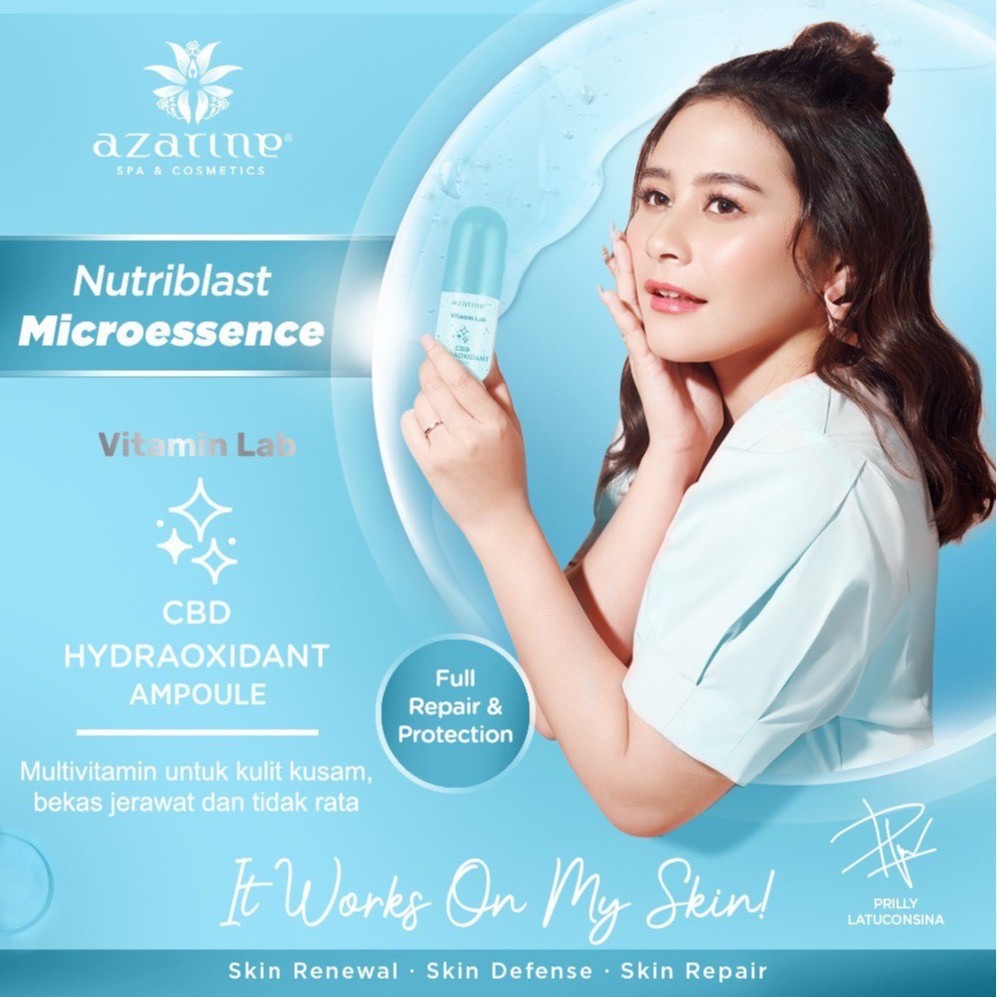 AZARINE CBD Hydraoxidant Ampoule Indonesia / Vitamin Lab Series / Bubble On Me Skinfit Essence Toner