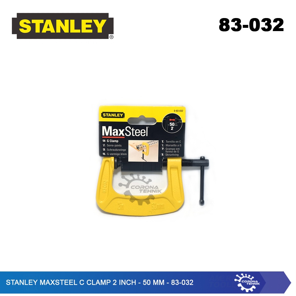 83-032 - Stanley MaxSteel C Clamp / G Clamp 2 Inch - 50 mm