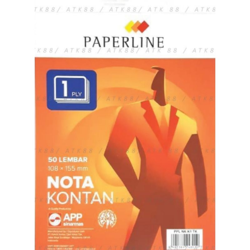 

nota kontan kecil 1 rangkap paperline.