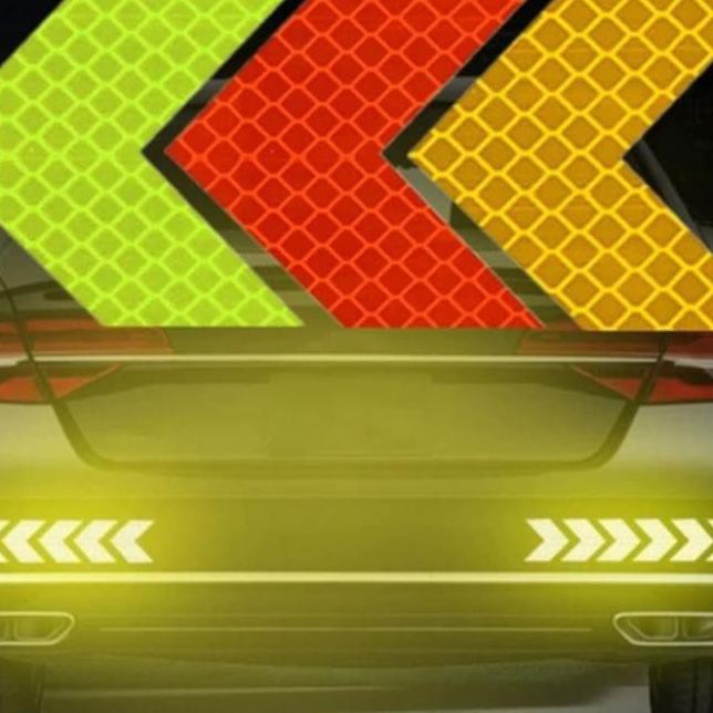 Modifikasi Stiker Mobil Anak Panah Reflektor Panah Safety Otomotif