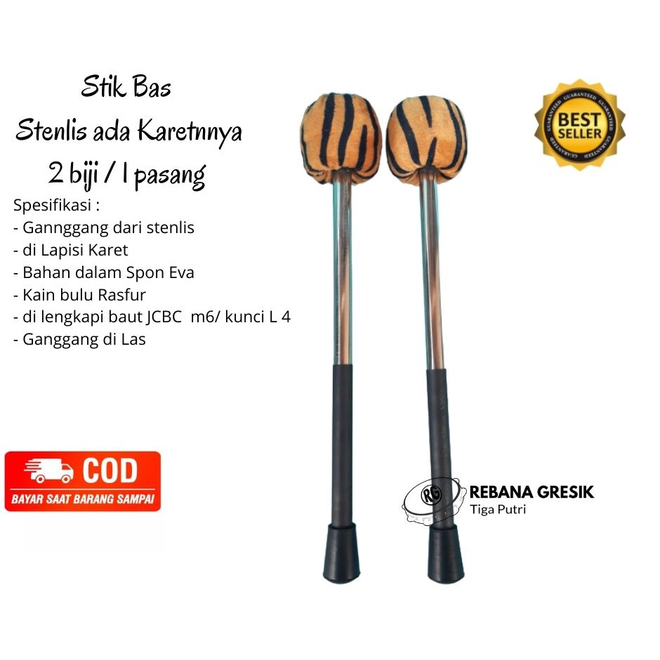 stik bass hadroh kualitas seuper stenlis kunci L4