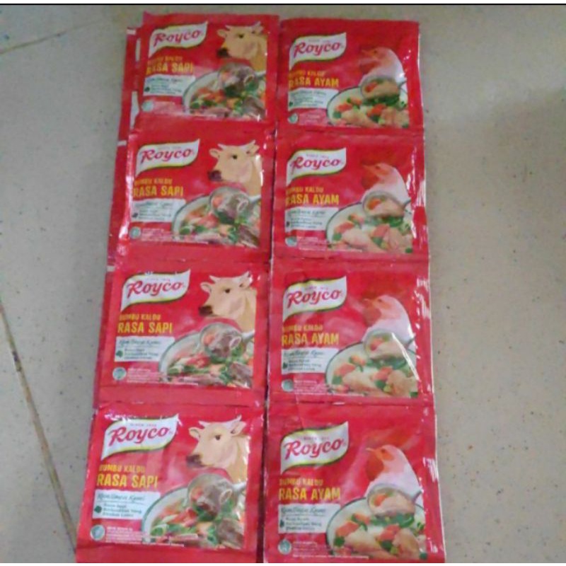 

royco ayam&sapi 1renceng (isi 12pcs)