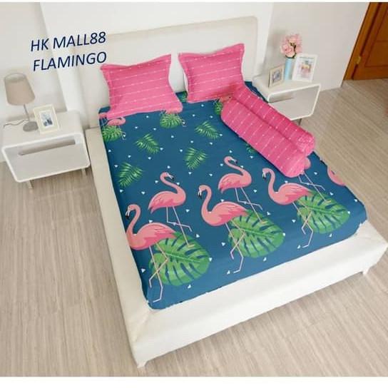 sprei lady rose queen 160 x 200 FLAMINGO