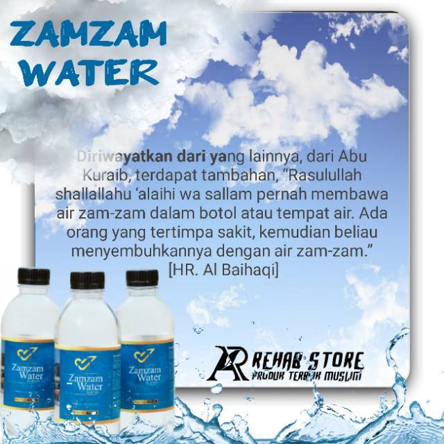 Air Zamzam Rehab Hati Zamzam Water Obat Penyakit Shopee Indonesia