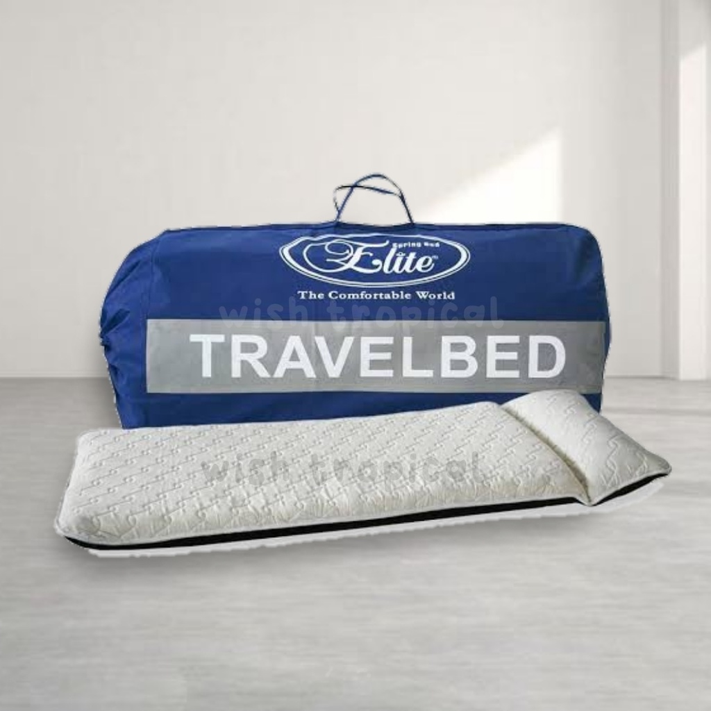 Travel Bed Elite 90x190 / Kasur Lipat / Kasur Gulung uk. 90x190 / FREE TAS