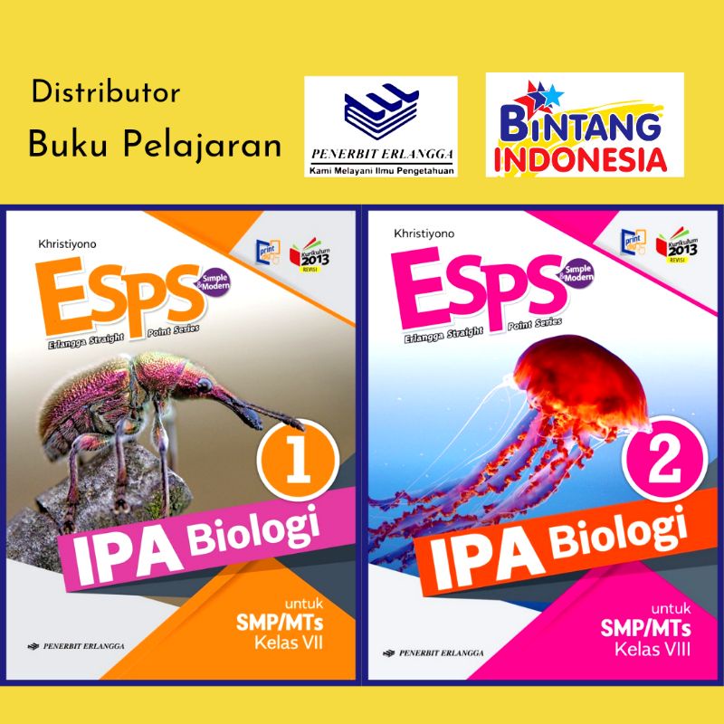 Erlangga - Buku Pelajaran ESPS IPA Biologi Kelas 1&amp;2 SMP/MTs Kurikulum 2013 Revisi