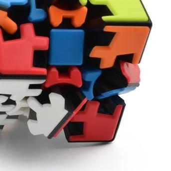 ☎ Rubik 3x3 Gear Lefun V2 Sclupture Timbul Magic Cube ✾