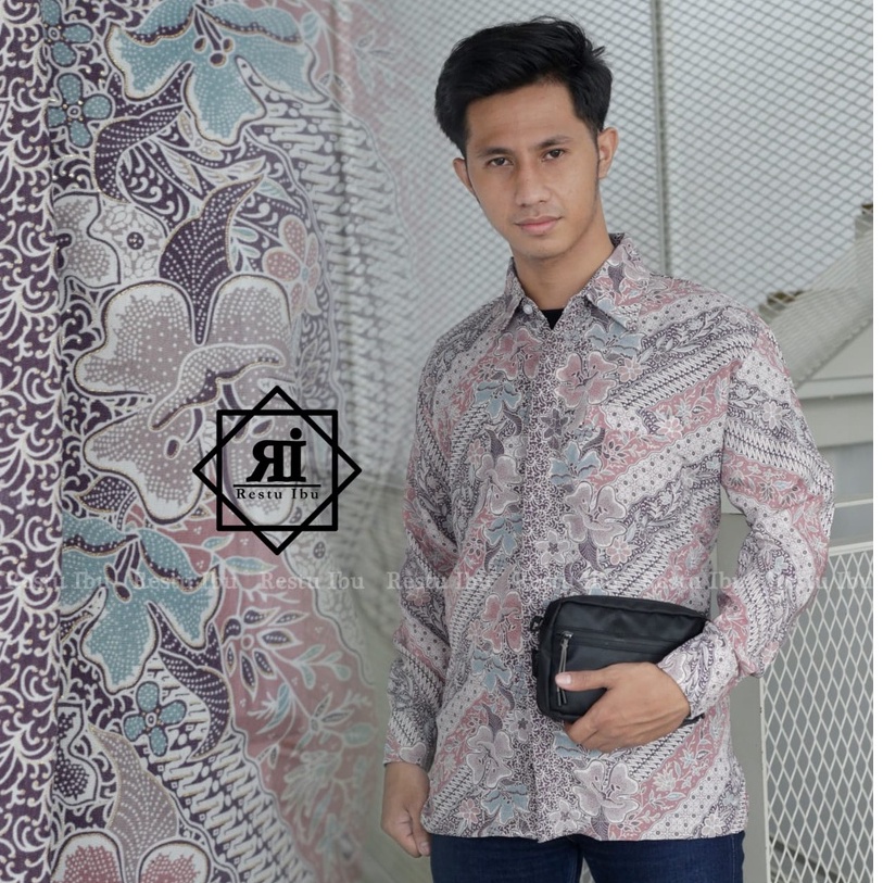 Kemeja batik motif terbaru / kemeja batik modern / hem pesta / kantor