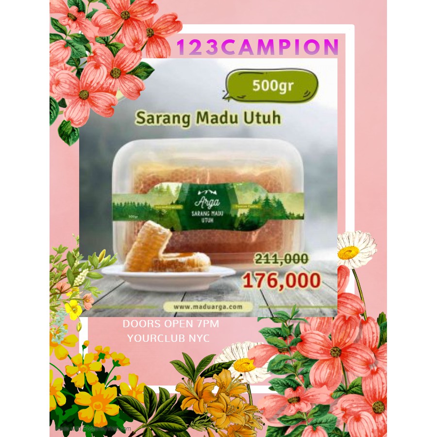 

Sarang Madu Arga Utuh 500 gram