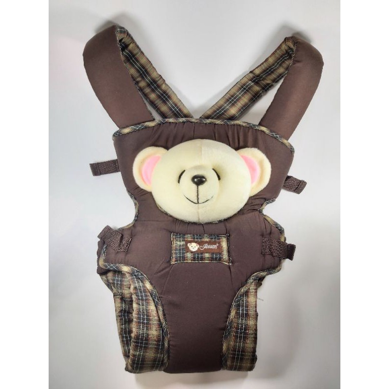 GENDONGAN BAYI DEPAN JESSEN GD08 BONEKA FF-Coklat Tua (1)