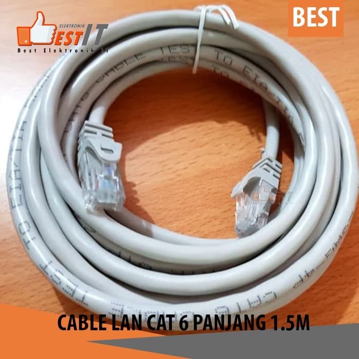 Kabel Lan 1.5 Meter Cat 6e