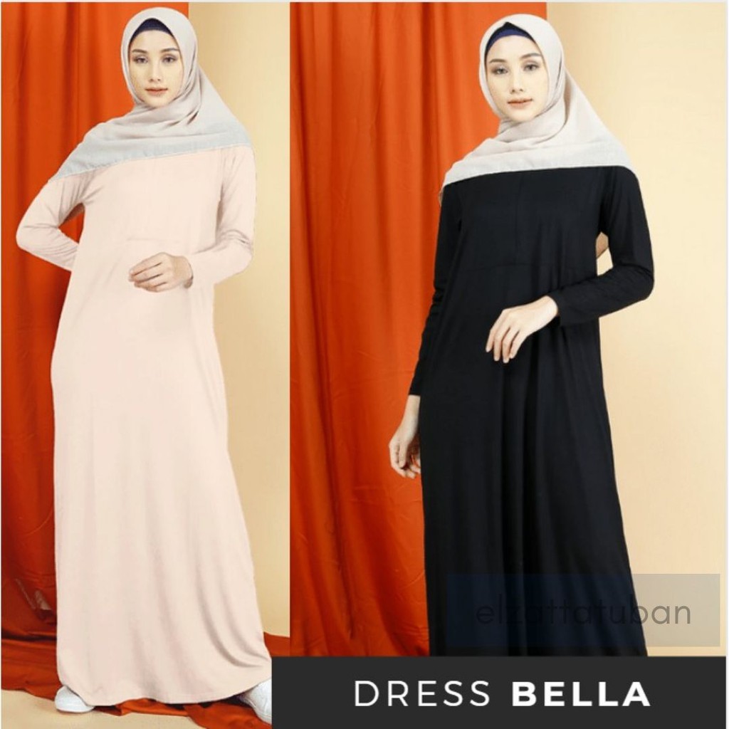 Dauky Inner Dress Bella Gamis Wanita Muslim