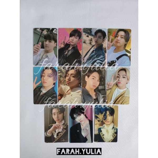 READY STOCK PC PHOTOCARD BTS BUTTER BE ESS ESSENTIAL JUNGKOOK JK ENHYPEN SUNGHOON UP LENTI LENTICULA