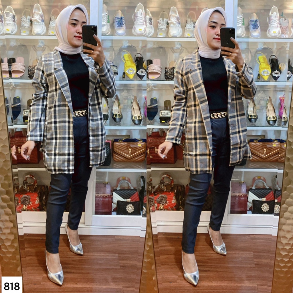 Blazer Flanel 818
