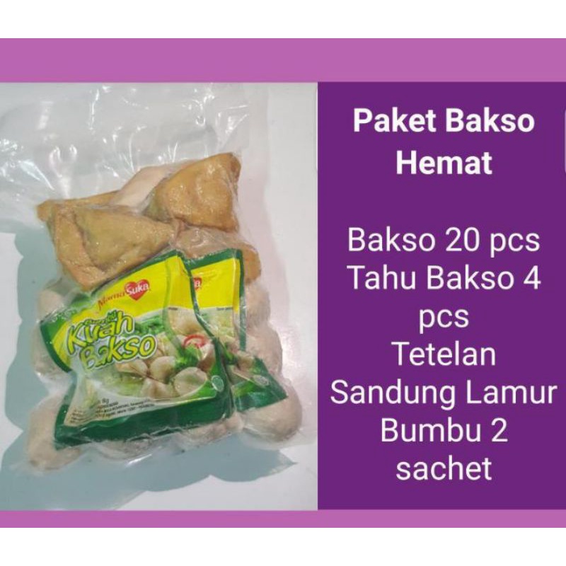 

Paket Bakso Komplit Ekonomis