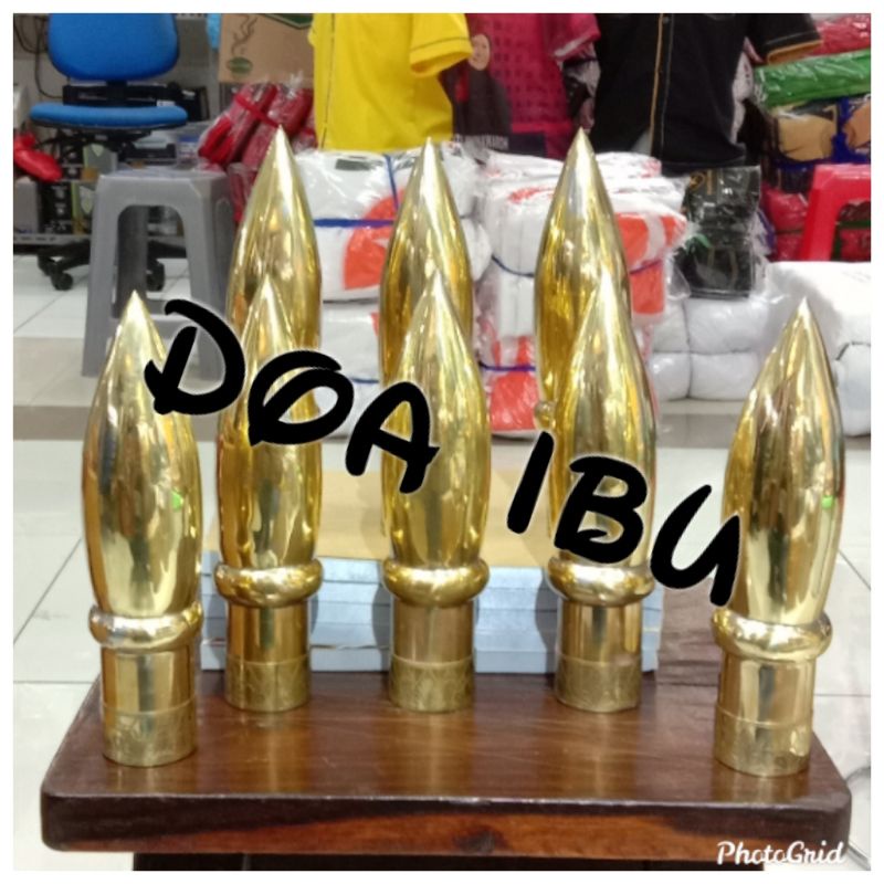 

best seller tombak kuningan tiang pataka