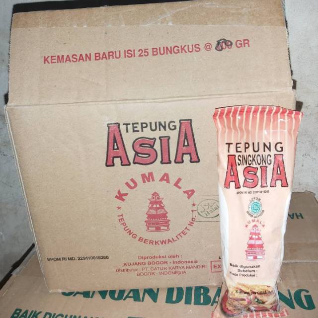 

Tepung Asia Kumala Dus / Tepung Asia Karton 25bks x 80g/ Tepung Asia Dus