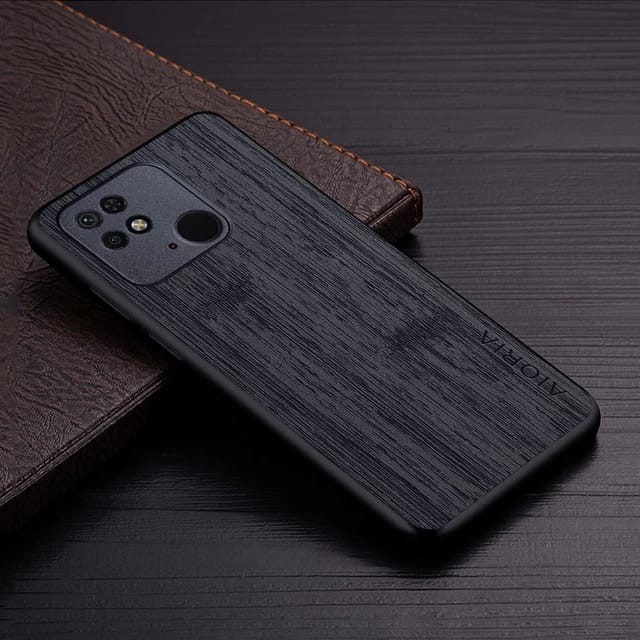 CASE XIAOMI REDMI 10 5G 10A 10C WOOD TEXTURED AIORIA ORIGINAL