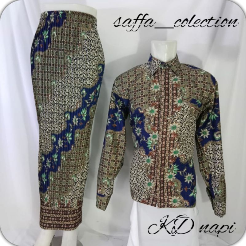 batik couple/rok prisket couple/baju batik couple