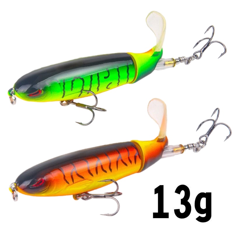 Umpan Pancing Popper Fishing Lure Bentuk Ikan Long Tail 13G - SCF3109