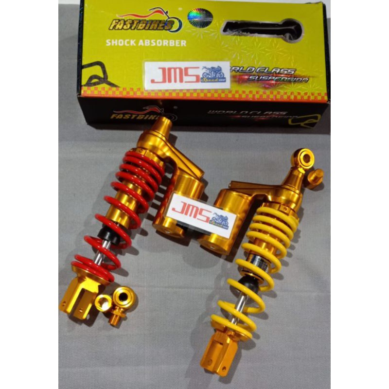 shock shockbreaker tabung atas fastbiker gold series ukuran 310/330 beat scoopy xeon mio m3 vario 110 soul gt scoopy genio lexi mio m3 beat fi