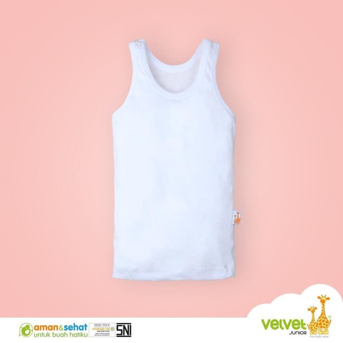 Velvet Junior Kaos Singlet Putih