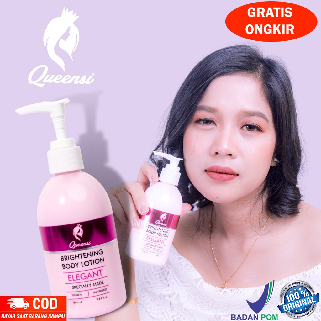 QUEENSI BRIGHTENING / BODYLOTION QUEENSI / PEMUTIH KULIT QUEENSI /100% ORIGINAL [COD]