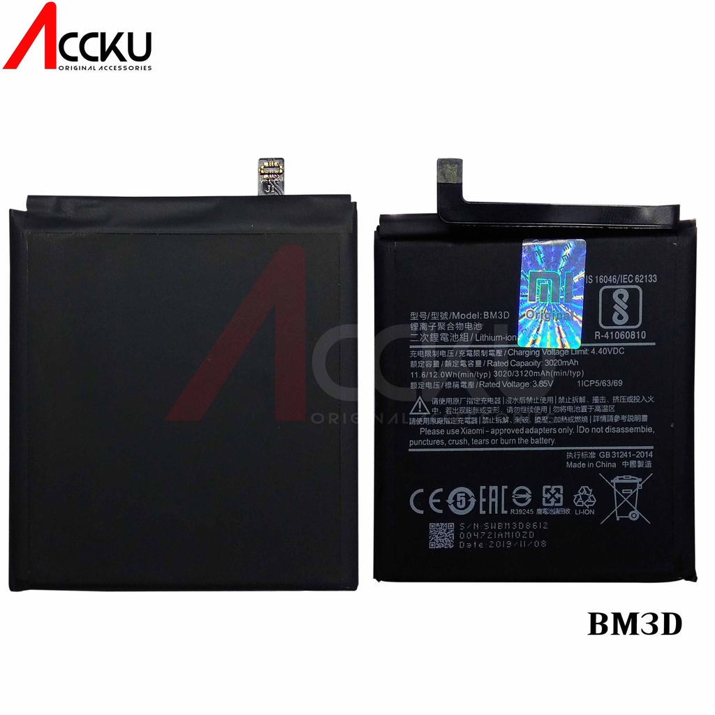 BATERAI XIAOMI 8SE BATTERY XIAOMI BM3D BATTERY XIAOMI Mi8 SE BATTERY BM3D ORIGINAL