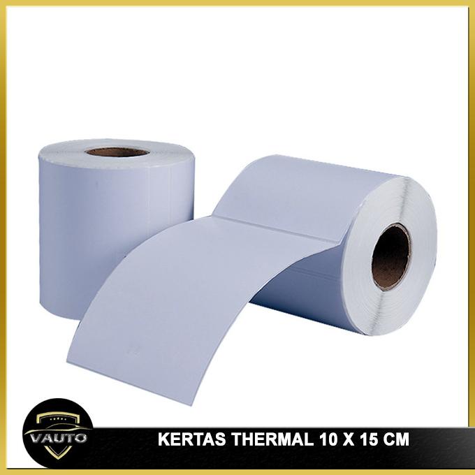 

Label Barcode 100 X 150 mm Kertas Sticker Direct Thermal 100x150 350pc vaut05 Ayo Beli
