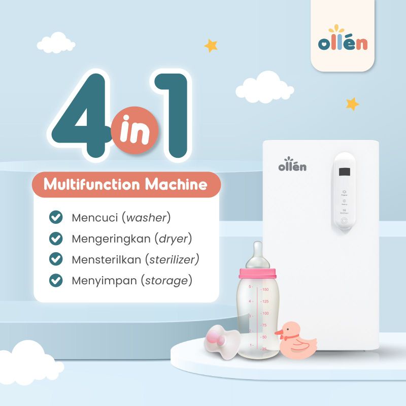 Ollen Bebe Clean All in One Bottle Washer (OLN1001)