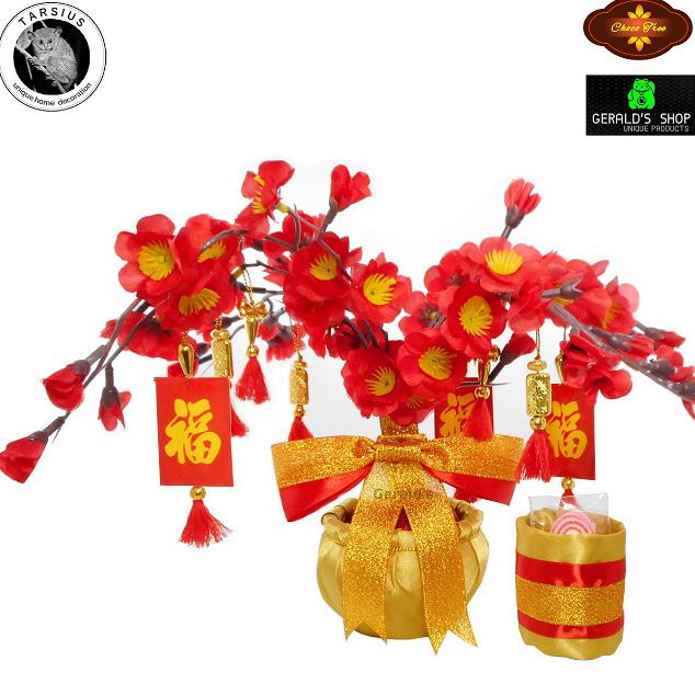 

Hiasan Meja Imlek Angpao Tree Peach Blossom / Kado / Dekorasi