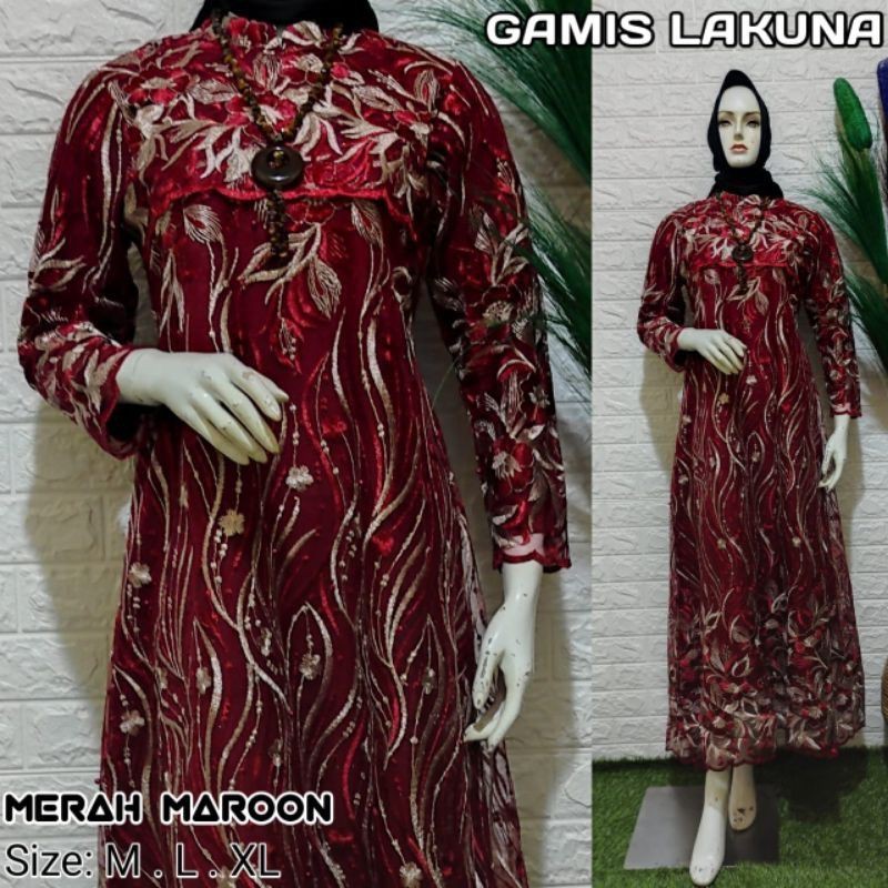 REALPICT KEBAYA ORIGINAL/GAMIS LAKUNA/GAMIS TULLE/BY ERDE MODE