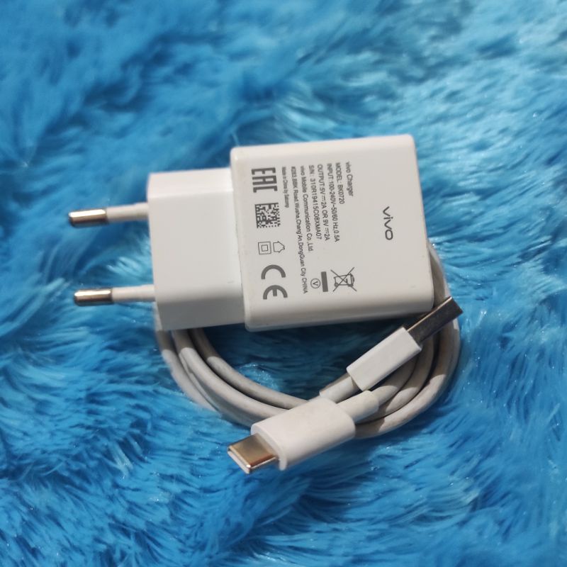 Charger Vivo V15 Original Bawaan Fast Charging 18 Watt